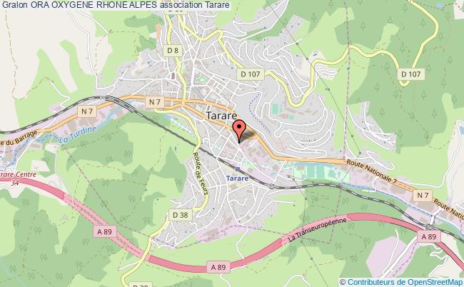 plan association Ora Oxygene Rhone Alpes Tarare