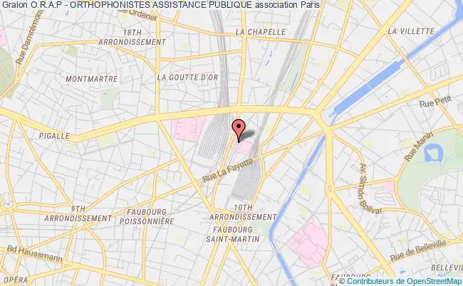 plan association O.r.a.p - Orthophonistes Assistance Publique Paris