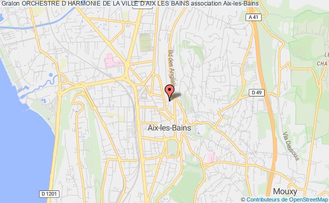 plan association Orchestre D Harmonie De La Ville D Aix Les Bains Aix-les-Bains