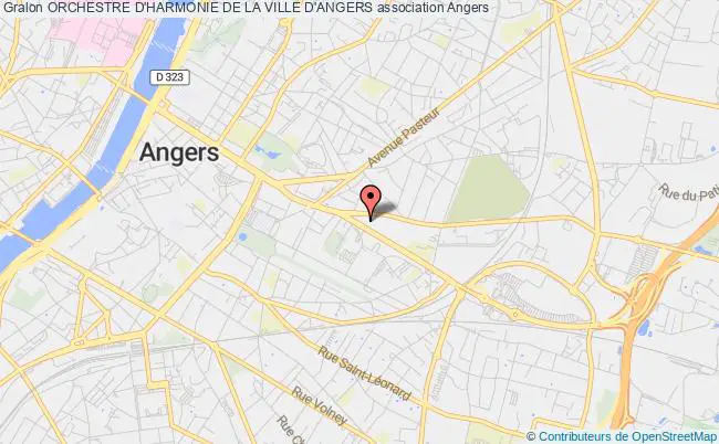 plan association Orchestre D'harmonie De La Ville D'angers Angers