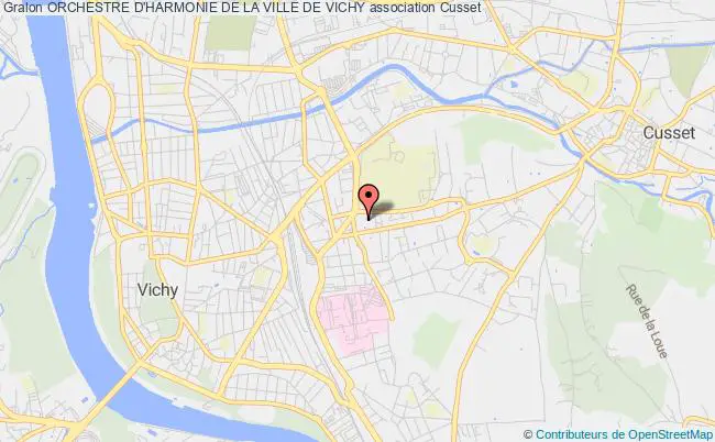 plan association Orchestre D'harmonie De La Ville De Vichy Cusset