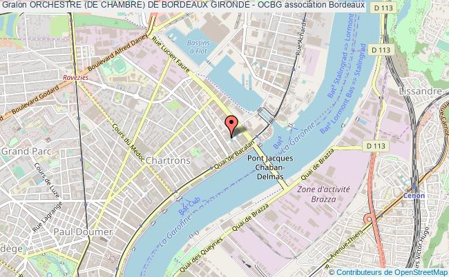 plan association Orchestre (de Chambre) De Bordeaux Gironde - Ocbg Bordeaux