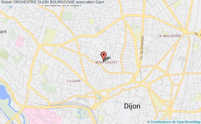 plan association Orchestre Dijon Bourgogne Dijon