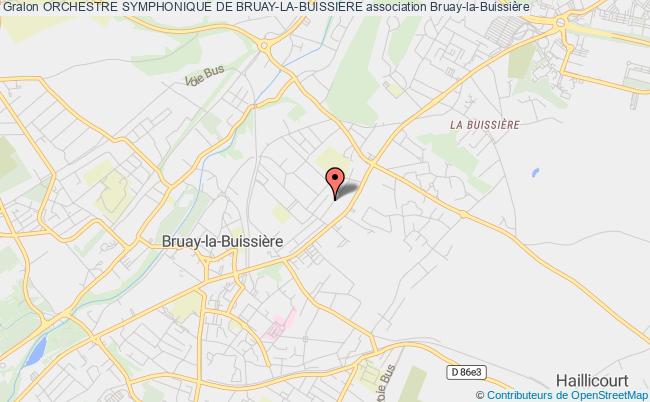 plan association Orchestre Symphonique De Bruay-la-buissiere Bruay-la-Buissière