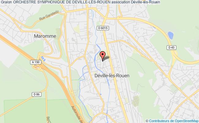 plan association Orchestre Symphonique De DÉville-lÈs-rouen Déville-lès-Rouen