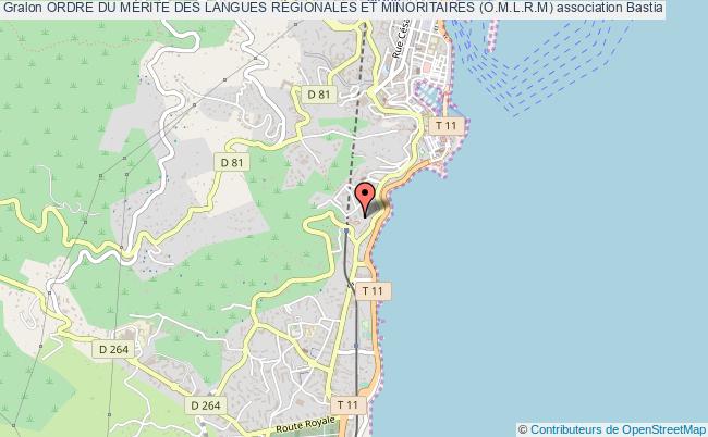 plan association Ordre Du MÉrite Des Langues RÉgionales Et Minoritaires (o.m.l.r.m) Bastia