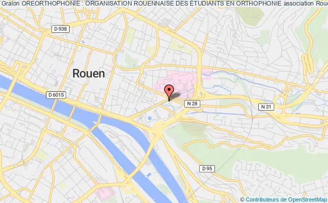 plan association Oreorthophonie : Organisation Rouennaise Des Étudiants En Orthophonie Rouen