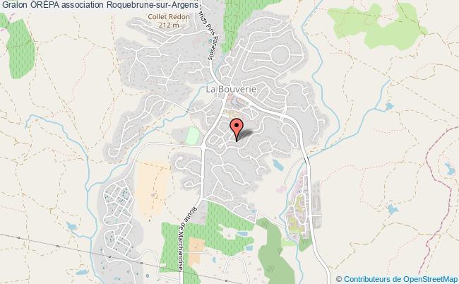 plan association OrÉpa Roquebrune-sur-Argens