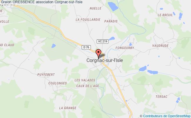plan association Oressence Corgnac-sur-l'Isle
