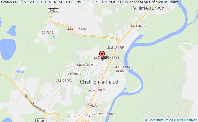 plan association Organisateur D'ÉvÈnements PrivÉs - Lcps Organisation Châtillon-la-Palud