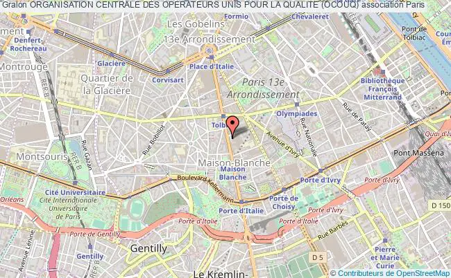 plan association Organisation Centrale Des Operateurs Unis Pour La Qualite (ocouq) Paris