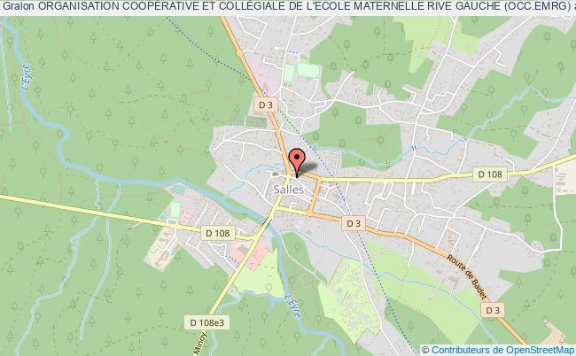 plan association Organisation CoopÉrative Et CollÉgiale De L'ecole Maternelle Rive Gauche (occ.emrg) Salles