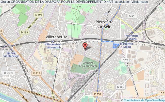 plan association Organisation De La Diaspora Pour Le Developpement D'haÏti Villetaneuse