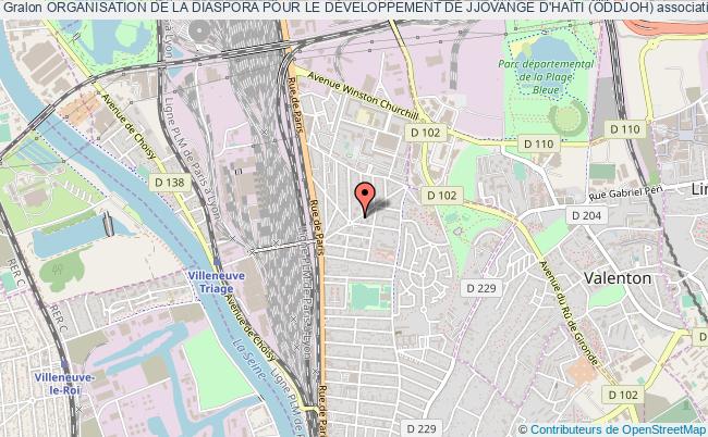 plan association Organisation De La Diaspora Pour Le DÉveloppement De Jjovange D'haÏti (oddjoh) Villeneuve-Saint-Georges