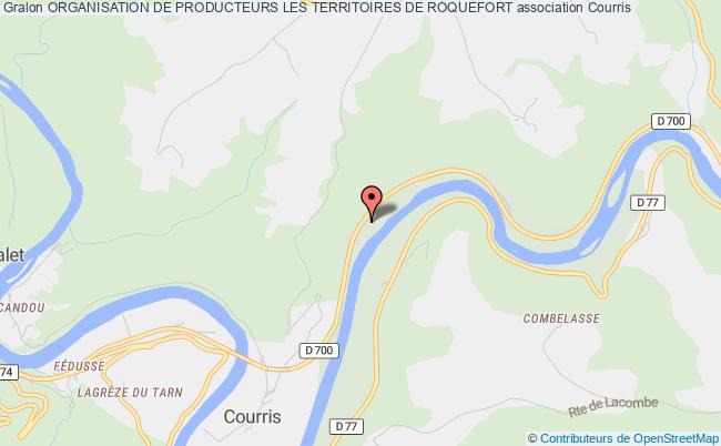 plan association Organisation De Producteurs Les Territoires De Roquefort Courris