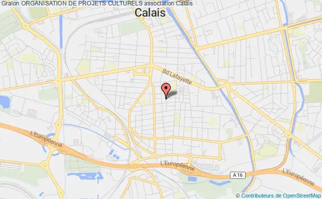 plan association Organisation De Projets Culturels Calais