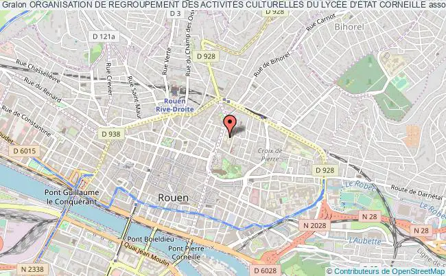 plan association Organisation De Regroupement Des ActivitÉs Culturelles Du LycÉe D'État Corneille Rouen