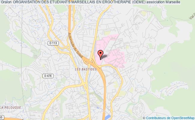 plan association Organisation Des Etudiants Marseillais En Ergotherapie (oeme) Marseille 15