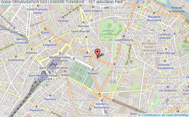 plan association Organisation Des Leaders Tunisiens  - Olt Paris