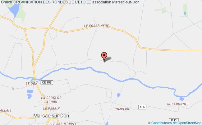 plan association Organisation Des Rondes De L'etoile Marsac-sur-Don