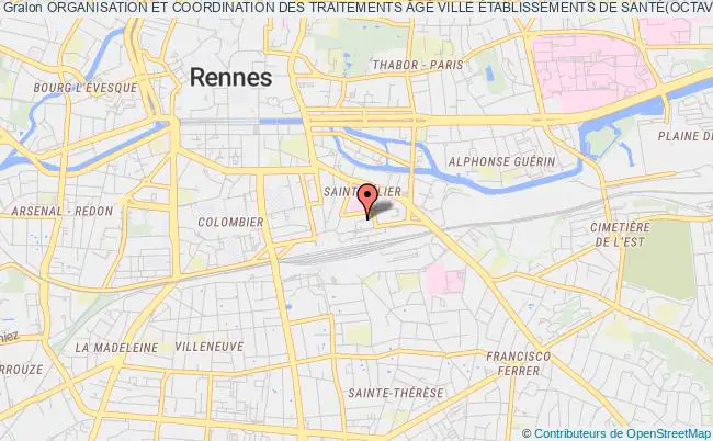 plan association Organisation Et Coordination Des Traitements ÂgÉ Ville Établissements De SantÉ(octave) Rennes