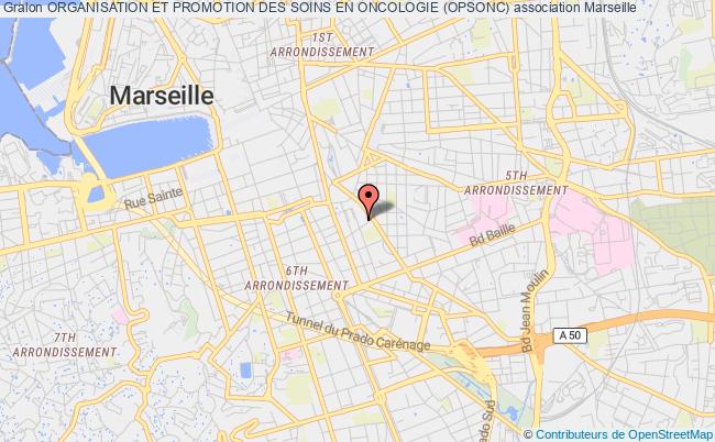 plan association Organisation Et Promotion Des Soins En Oncologie (opsonc) Marseille 6