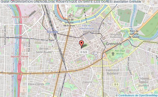 plan association Organisation Grenobloise Rugbystique En Sante (les Ogres) Grenoble