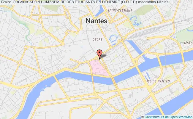 plan association Organisation Humanitaire Des Etudiants En Dentaire (o.u.e.d) Nantes