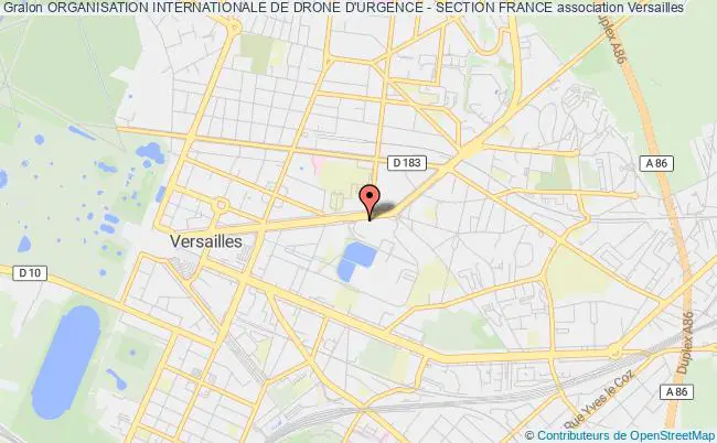 plan association Organisation Internationale De Drone D'urgence - Section France Versailles