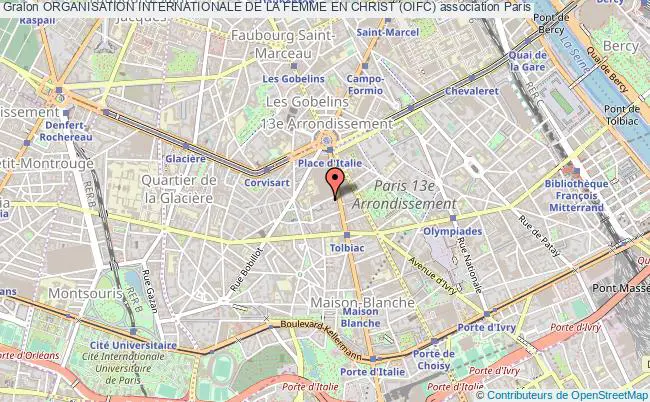 plan association Organisation Internationale De La Femme En Christ (oifc) Paris