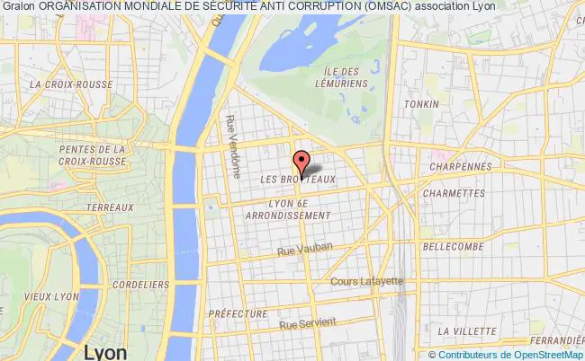 plan association Organisation Mondiale De SÉcuritÉ Anti Corruption (omsac) Lyon