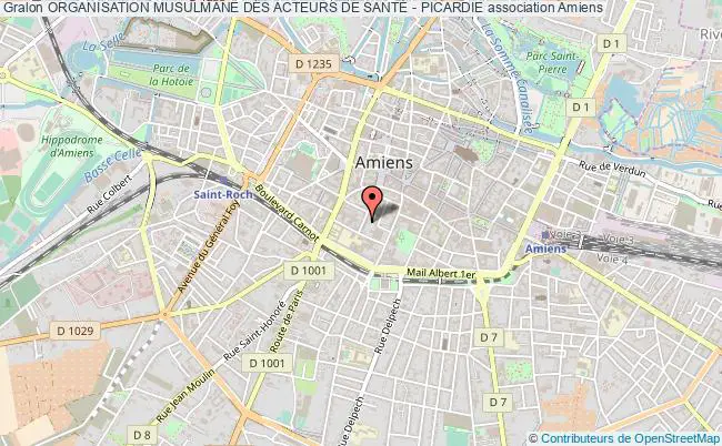 plan association Organisation Musulmane Des Acteurs De SantÉ - Picardie Amiens