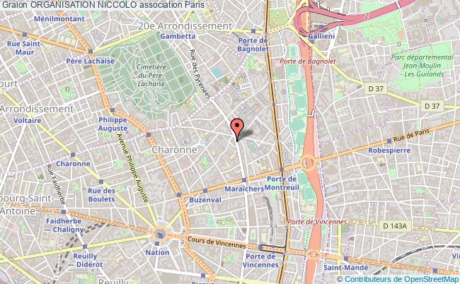 plan association Organisation Niccolo Paris