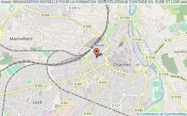 plan association Organisation Nouvelle Pour La Formation Odontologique Continue En  Eure Et Loir Chartres