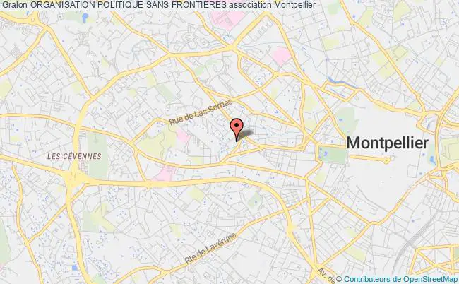 plan association Organisation Politique Sans Frontieres Montpellier