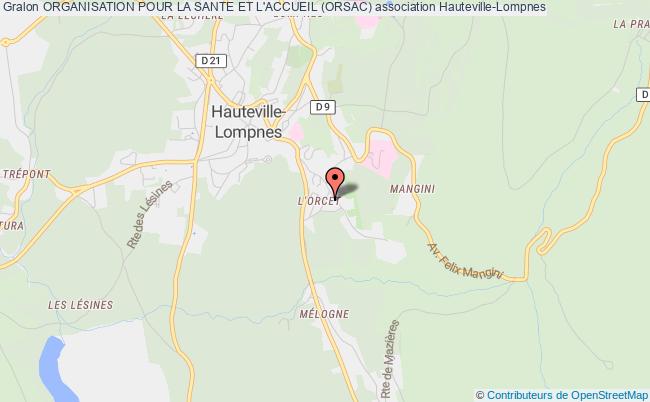 plan association Organisation Pour La Sante Et L'accueil (orsac) Hauteville-Lompnes
