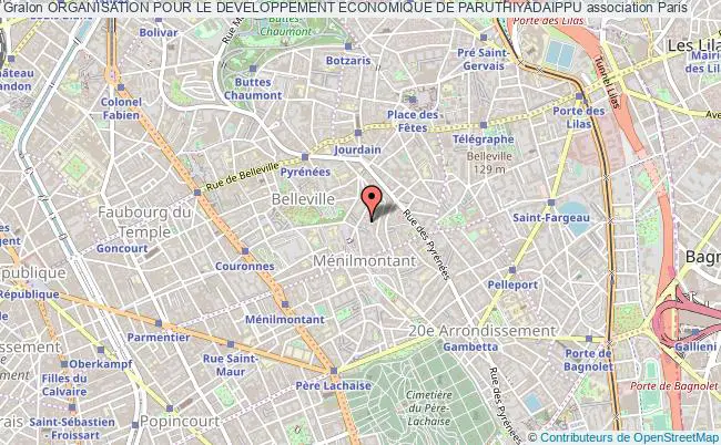 plan association Organisation Pour Le Developpement Economique De Paruthiyadaippu Paris
