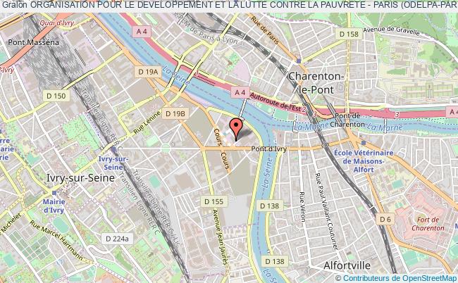 plan association Organisation Pour Le Developpement Et La Lutte Contre La Pauvrete - Paris (odelpa-paris) Ivry-sur-Seine