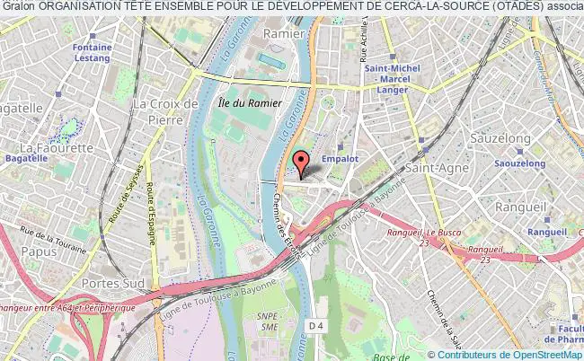 plan association Organisation TÊte Ensemble Pour Le DÉveloppement De Cerca-la-source (otades) Toulouse