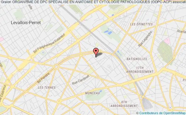 plan association Organisme De Dpc Specialise En Anatomie Et Cytologie Pathologiques (odpc-acp) Paris