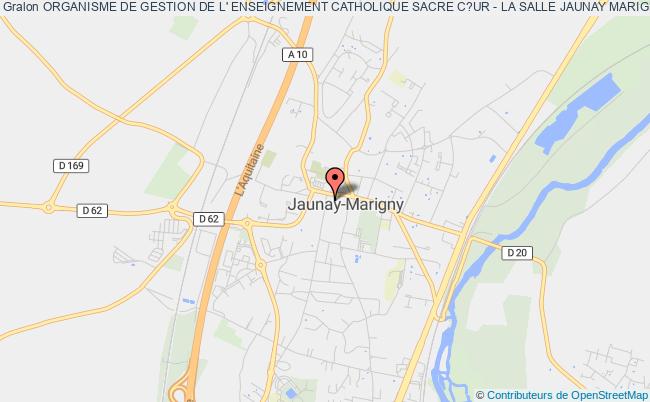 plan association Organisme De Gestion De L' Enseignement Catholique Sacre C?ur - La Salle Jaunay Marigny Jaunay-Clan