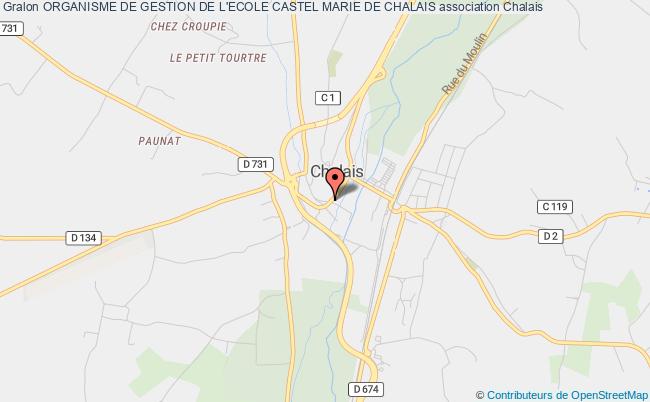 plan association Organisme De Gestion De L'ecole Castel Marie De Chalais Chalais