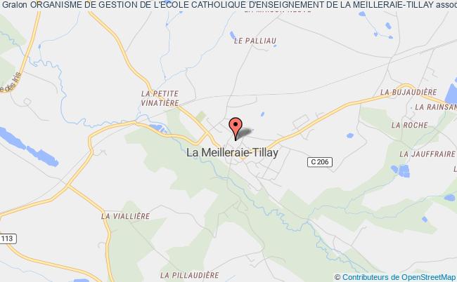 plan association Organisme De Gestion De L'ecole Catholique D'enseignement De La Meilleraie-tillay La    Meilleraie-Tillay