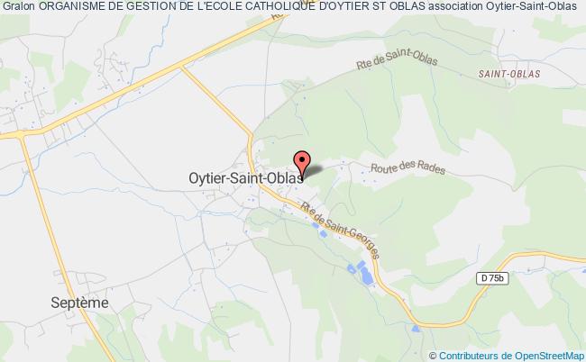 plan association Organisme De Gestion De L'ecole Catholique D'oytier St Oblas Oytier-Saint-Oblas