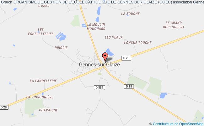 plan association Organisme De Gestion De L'ecole Catholique De Gennes Sur Glaize (ogec) Gennes- Longuefuye