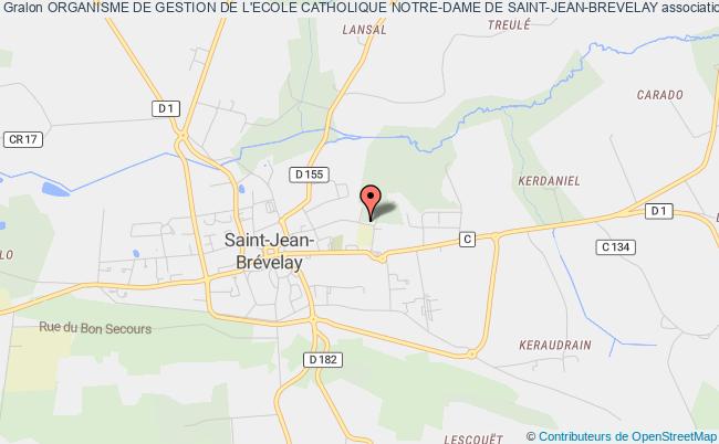 plan association Organisme De Gestion De L'ecole Catholique Notre-dame De Saint-jean-brevelay Saint-Jean-Brévelay