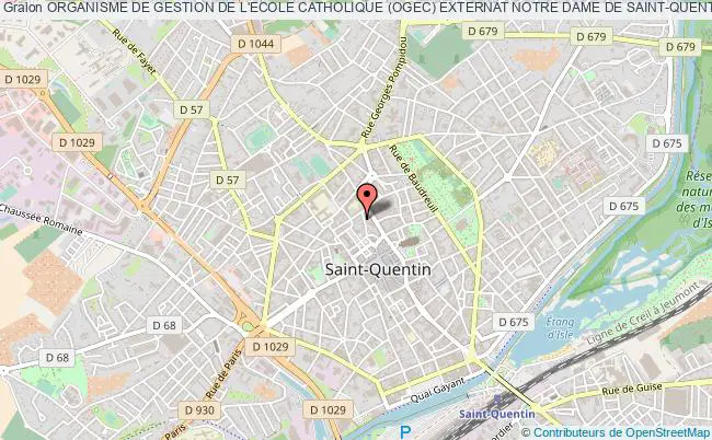 plan association Organisme De Gestion De L'ecole Catholique (ogec) Externat Notre Dame De Saint-quentin Saint-Quentin