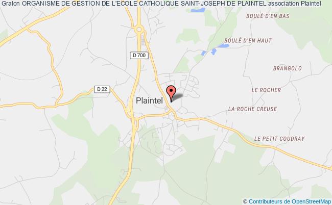 plan association Organisme De Gestion De L'ecole Catholique Saint-joseph De Plaintel Plaintel
