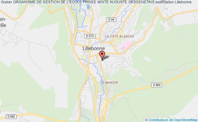 ORGANISME DE GESTION DE L'ECOLE PRIVEE MIXTE AUGUSTE DESGENETAIS