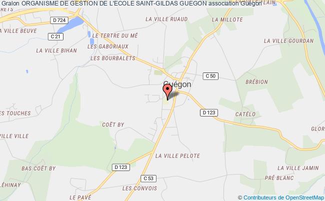 plan association Organisme De Gestion De L'ecole Saint-gildas Guegon Guégon